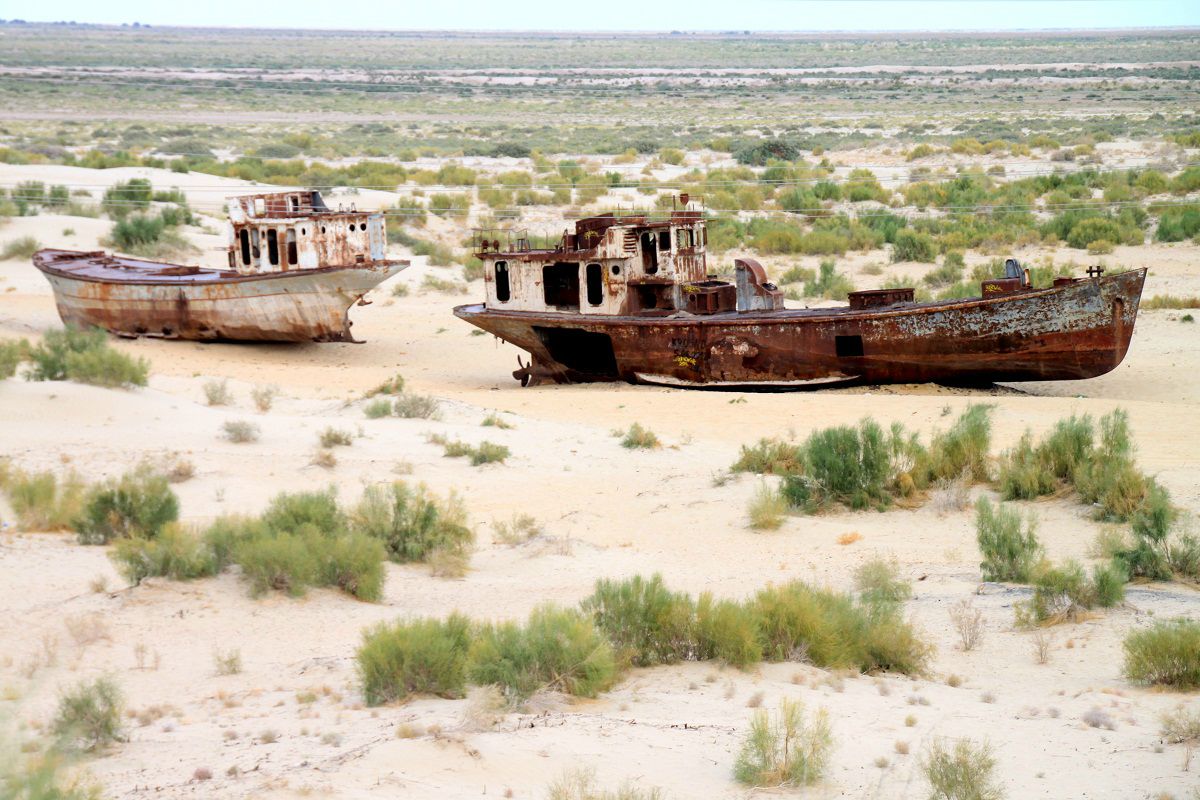 La mer d'Aral...